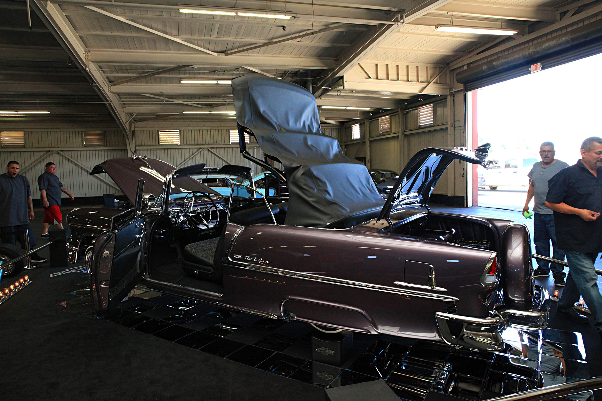 2016 fresno super show homies hydraulics 1955 bel air Lowrider