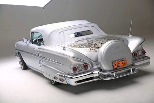 1958 chevrolet impala convertible top up