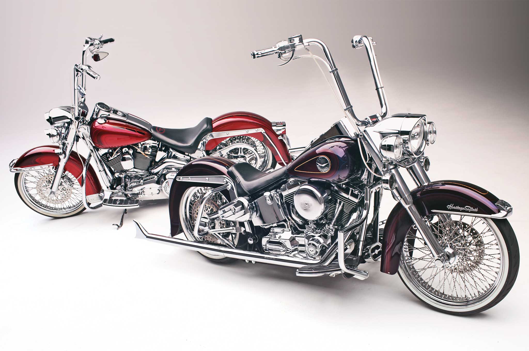 Heritage Softail Softail Deluxe Two Harleys One Painter