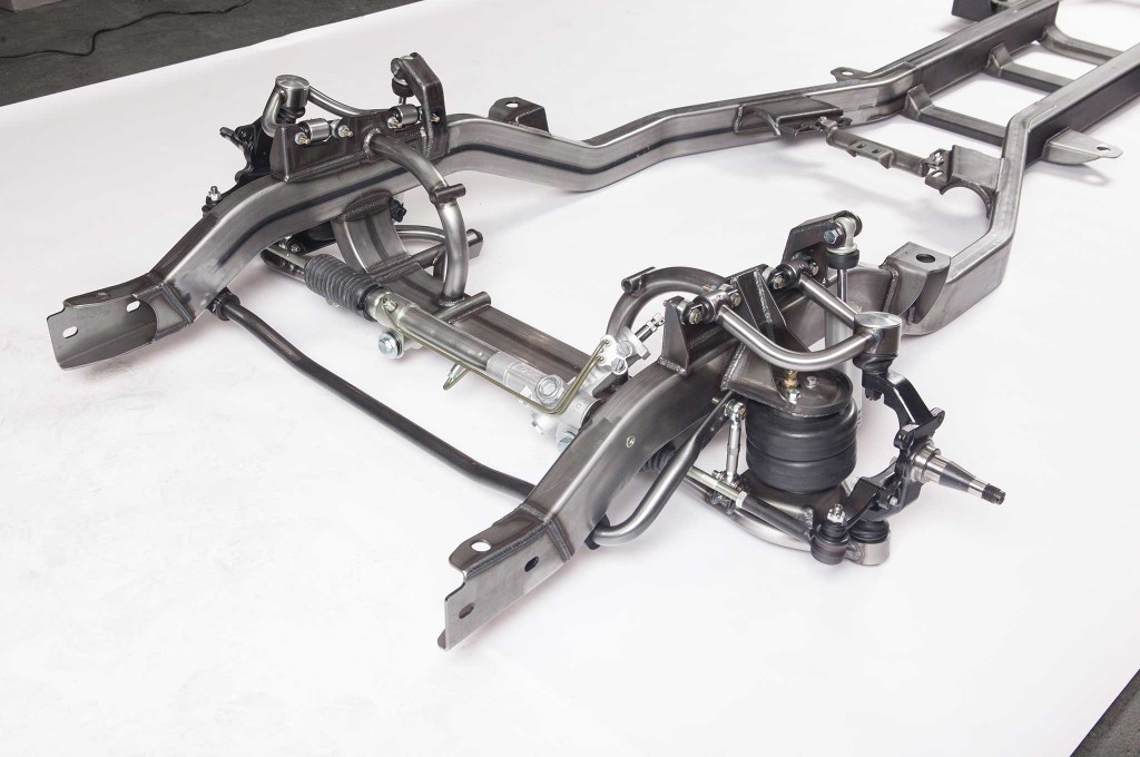 A Classsic Car on a RoddedOut Chassis and Suspension