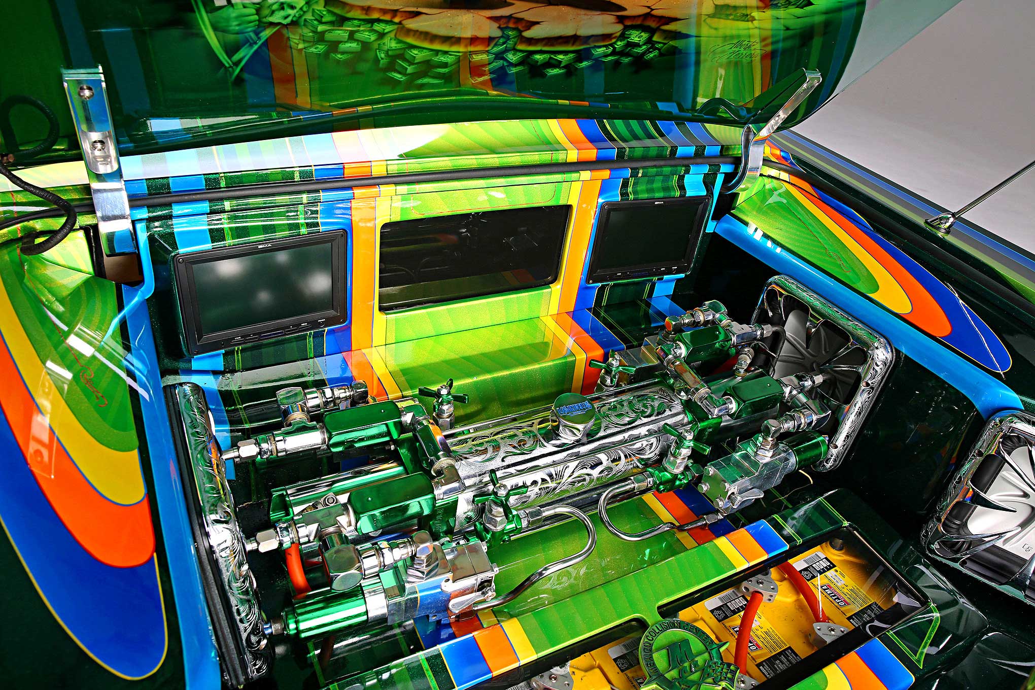 1963 chevrolet impala trunk setup Lowrider