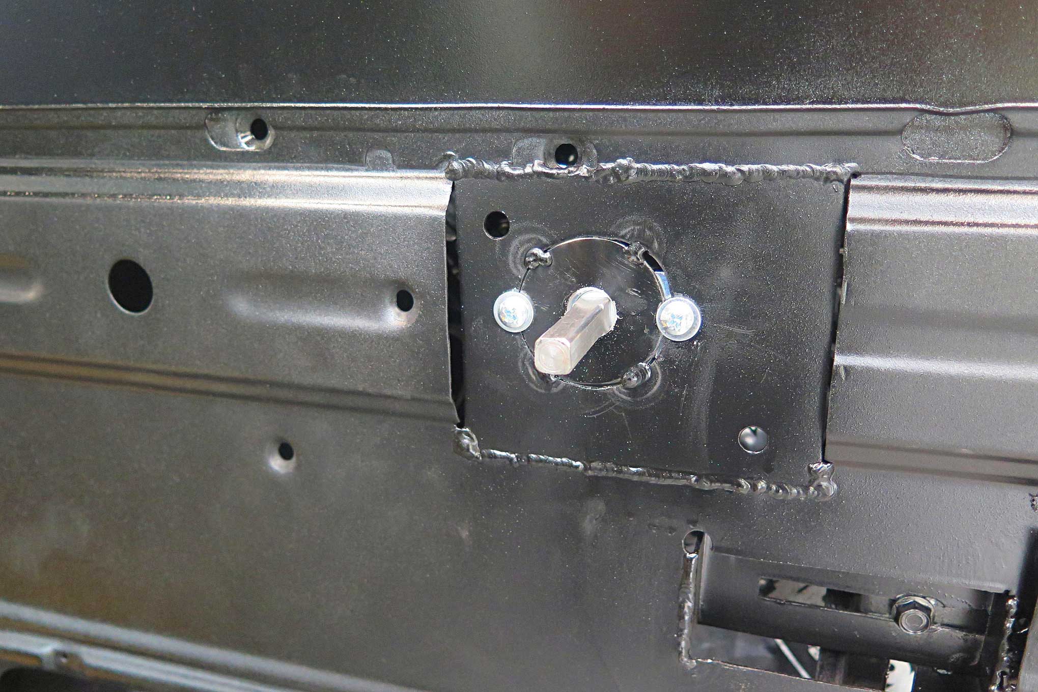 Installation Of A Pair Of Remotely Operated Bear Claw Latches